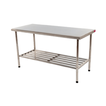 Mesa de Trabalho 150 x 70  Total Inox 430 Desmontável Imeca