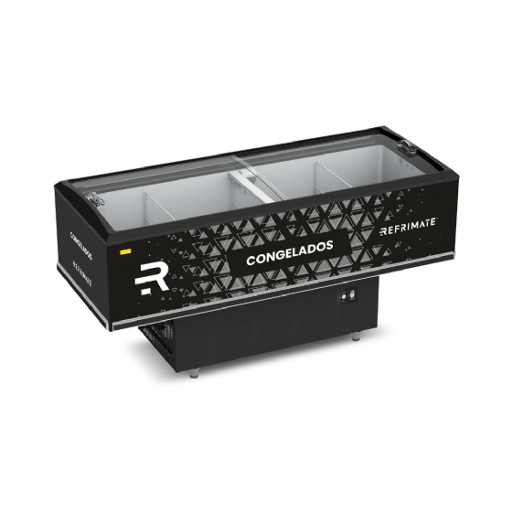Ilha Expositora Congelados Vanguard Top 2 Metros EIV2000 220v Refrimate