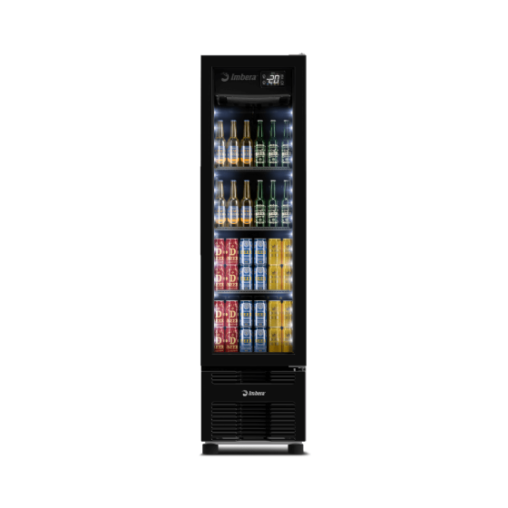 Cervejeira 244 Litros Porta de Vidro Full Black CCV144 Bivolt Inverter Imbera