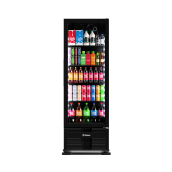 Refrigerador Vertical 393 Litros Porta de Vidro Full Black VRS13 Bivolt Inverter Imbera
