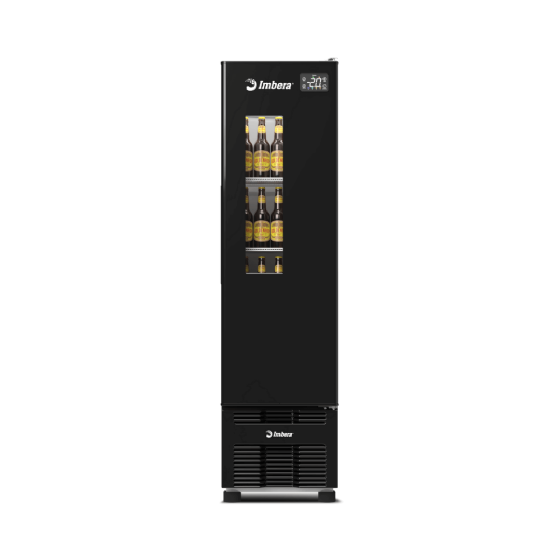 Cervejeira 244 Litros Porta Window Padrão Preta CCV144 220v Imbera