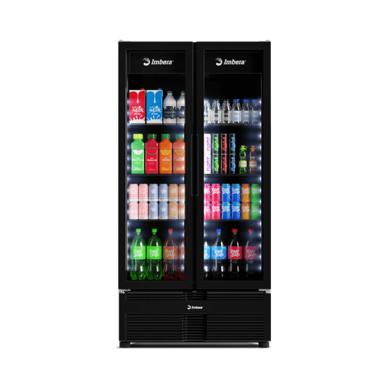 Refrigerador Vertical 2 Portas de Vidro 810L G326 Bivolt Inverter Imbera