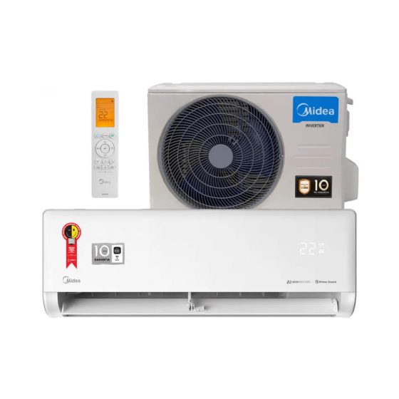 Ar-Condicionado Inverter AI 18.000 BTU Ecomaster Quente/Frio Midea 42EZVQA18M5