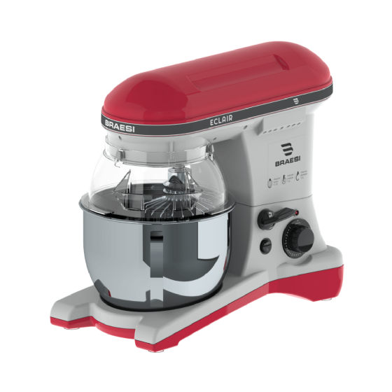 Batedeira Planetária Eclair BP-500 Vermelha Bivolt Braesi