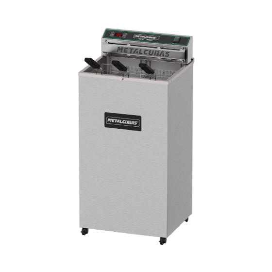 Fritadeira Elétrica Zona Fria 18 Litros 8000 W FOE 18 P 220v Metalcubas