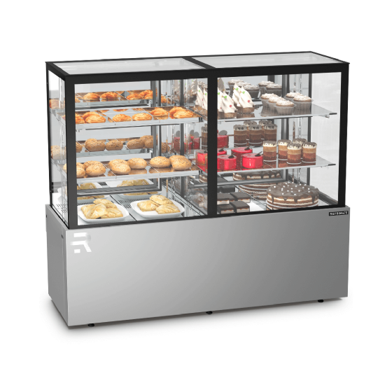 Balcão Expositor 1450 Quente e Frio Vanguard Top Inox 220v Refrimate
