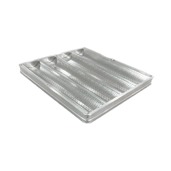 Assadeira Canaleta Perfurada 4 Ondas 35x35 Imeca