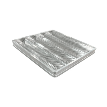 Assadeira Canaleta Perfurada 4 Ondas 35x35 Imeca
