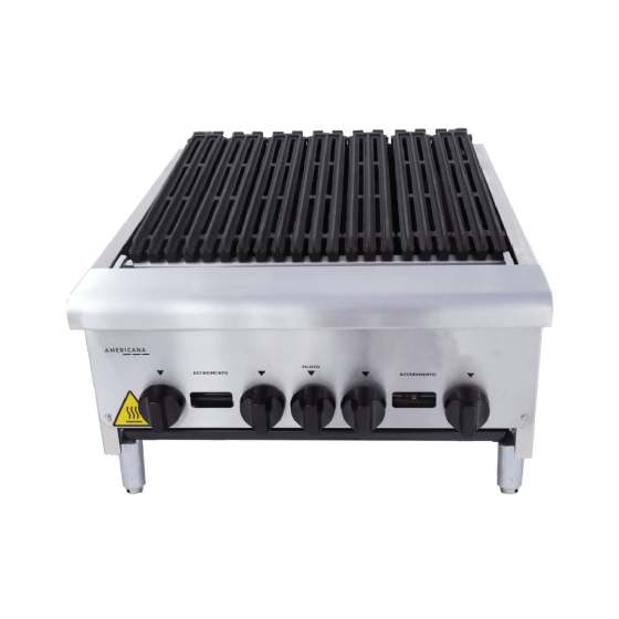 Chapa Char Broiler Americana CGG60 a Gás Venâncio