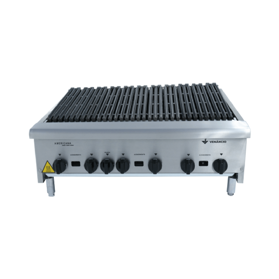 Chapa Char Broiler Americana CGG90 a Gás Venâncio