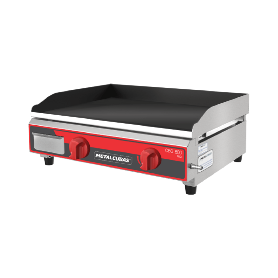 Chapa Bifeteira a Gás Profissional 80x52 CBG 800 Metalcubas