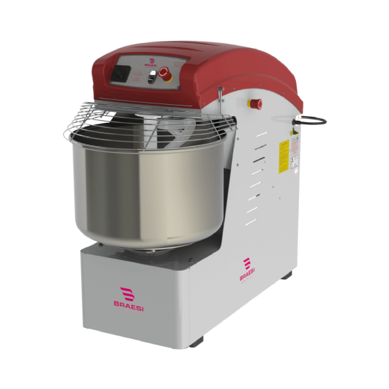 Amassadeira Espiral 60 kg AES-60/1 G3 Trifásico 220v Braesi