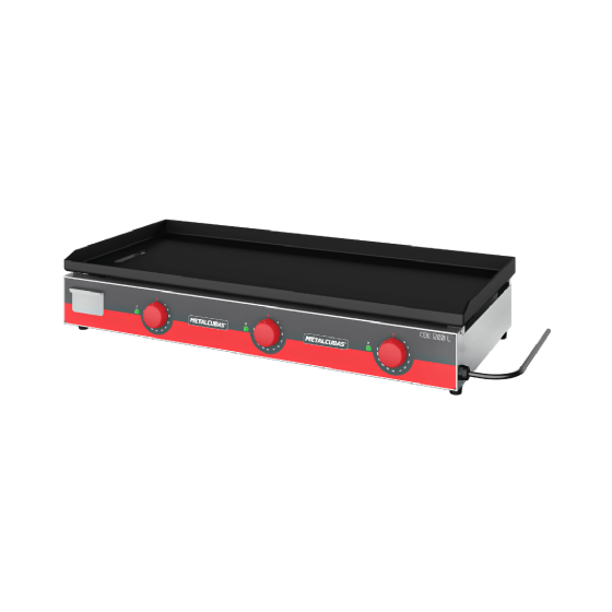 Chapa Bifeteira Elétrica 120 cm CBE 1200 L 220v Metalcubas