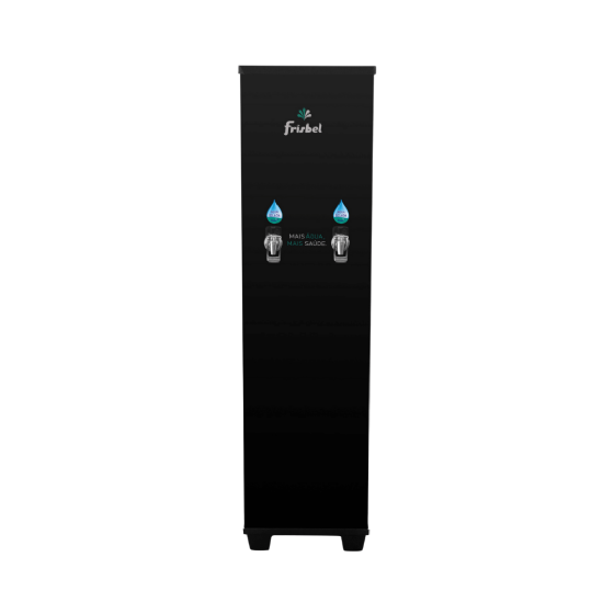 Bebedouro Industrial de Coluna 1 Gelada 1 Natural 25 Litros 220v Office Black Frisbel