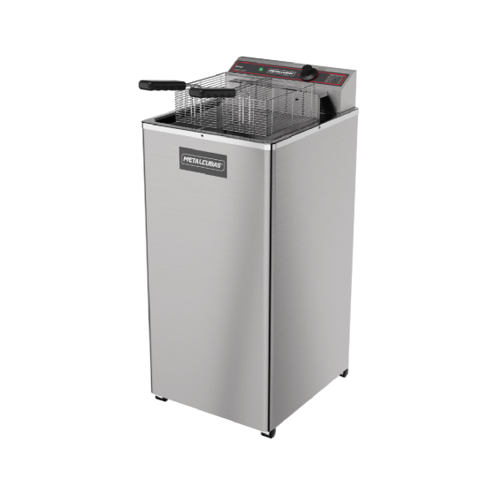 Fritadeira Elétrica Água e Óleo 18 Litros 5500 W GFAO 18 P 220v Metalcubas