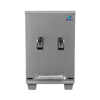 Bebedouro Industrial de Bancada 1 Gelada 1 Natural Inox 10 Litros 110v Frisbel