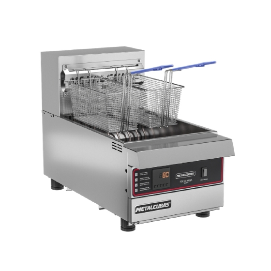 Fritador Zona Fria De Óleo Elétrico De Mesa Premium 220v FOE 2 M PRM Metalcubas