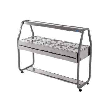 Buffet Térmico Aquecido 10 GN 1/2 100 ST10 Cinza 220v Ibet