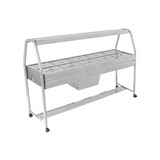 Buffet Refrigerado GN 1/2 65 SR10 Cinza 220V Ibet