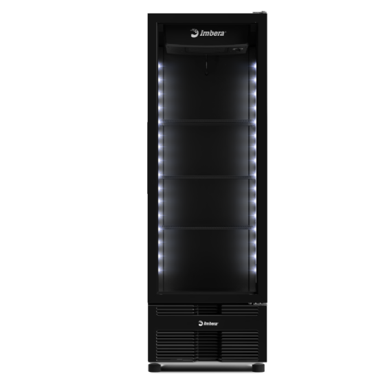Refrigerador Vertical 569 Litros Porta de Vidro Full Black VRS19 Bivolt Inverter Imbera