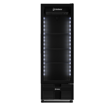 Refrigerador Vertical 569 Litros Porta de Vidro Full Black VRS19 Bivolt Inverter Imbera