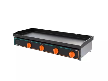 Chapa Bifeteira a Gás 120cm Deguste Luxo 6,35mm de Espessura Venâncio