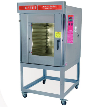Forno Turbo 8 Esteiras Elétrico FTE 240 Trifásico 220v Total Inox G Paniz