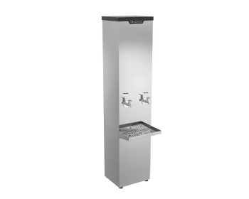 Bebedouro Industrial de Coluna 1 Gelada 1 Natural Inox 50 Litros 220v Venâncio