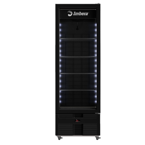 Freezer Vertical 558 Litros Porta de Vidro Full Black EVF19 220v Imbera