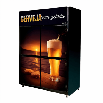 Mini Câmara Cervejeira 4 Portas 4 KPTC STD 220v Klima