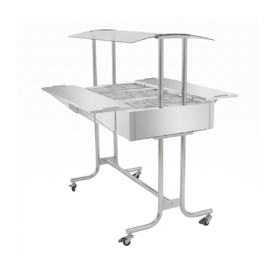 Buffet Estufa de Aquecimento Profissional Self Service Térmico 6 Cubas 220v EA6M Venâncio