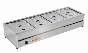 Rechaud Retangular Aquecido 4 Cubas 220v Ibet