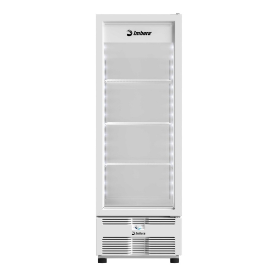 Freezer Vertical Tripla Ação 597 Litros Porta de Vidro Branca EVZ21 MAX 220v Imbera
