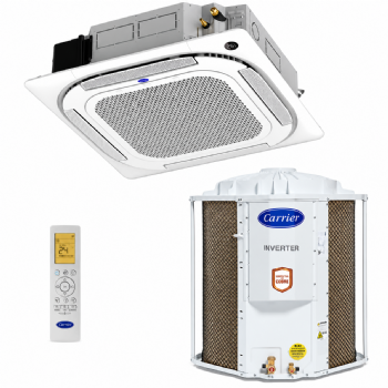 Ar-Condicionado Split Cassete Inverter 4 Vias 28.000 BTU Frio 220v Carrier 38TVCD28515MC