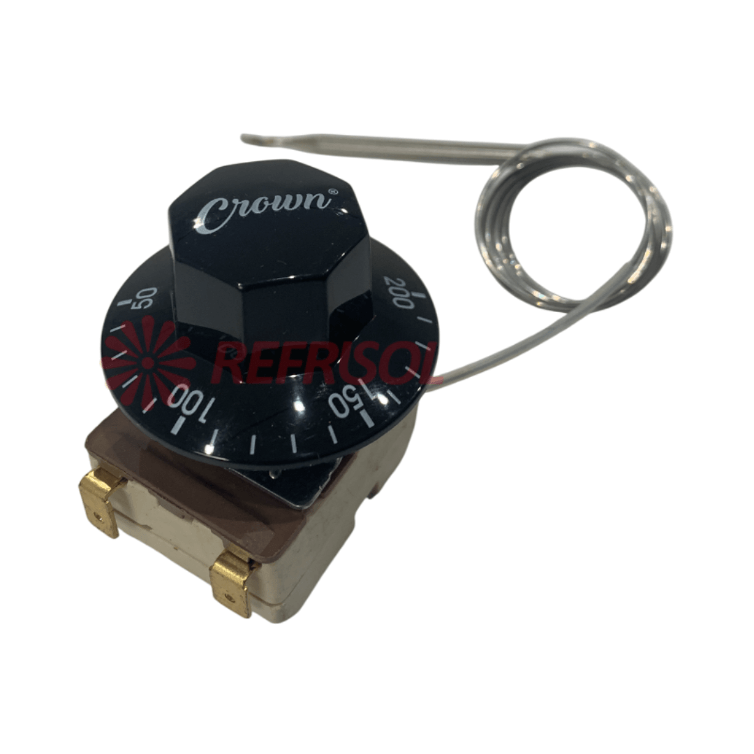 Termostato de Controle Crown Capilar 50 a 200 °C