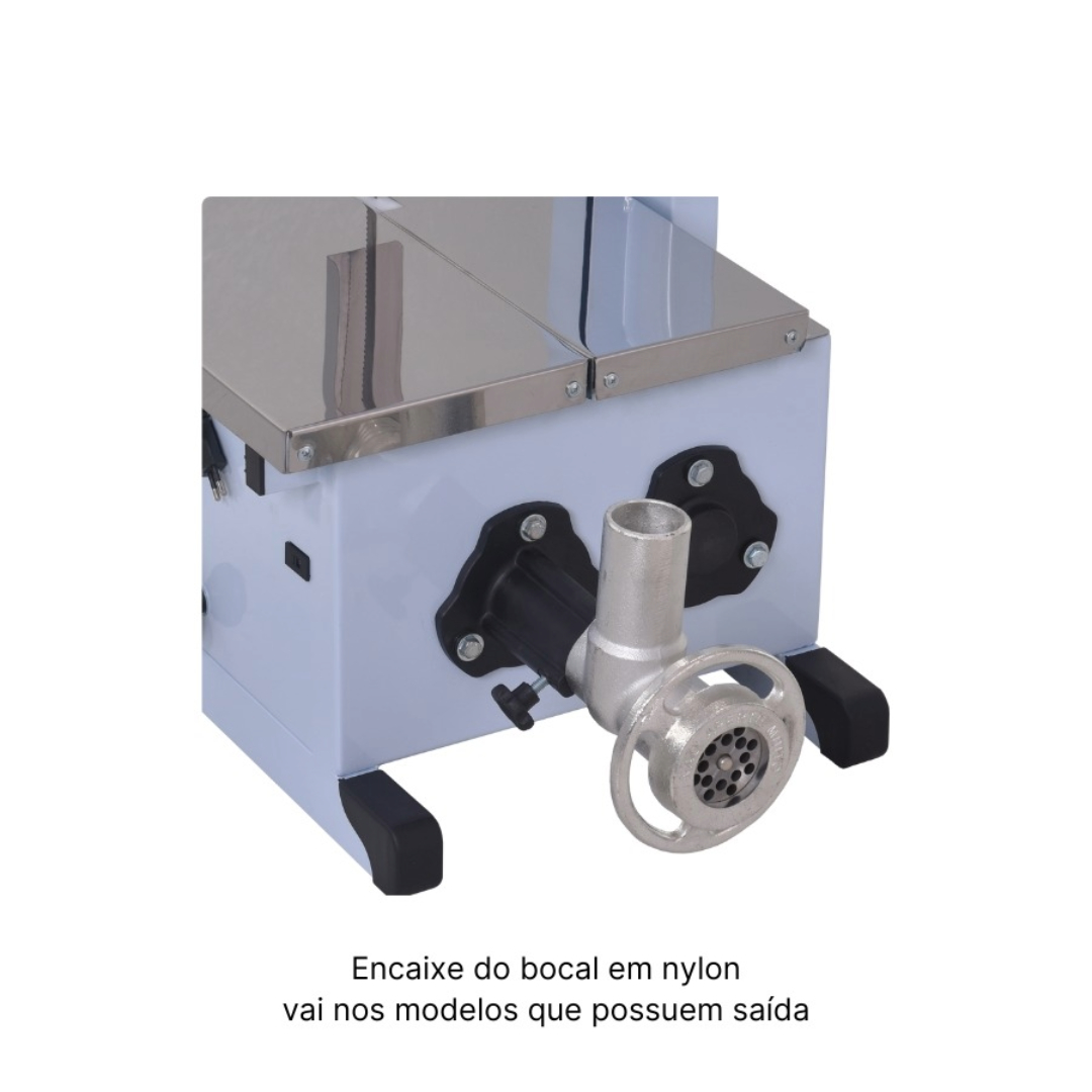 Serra Fita Junior II 1,90 Mesa Móvel com Moedor N°08 Bivolt Tropikal
