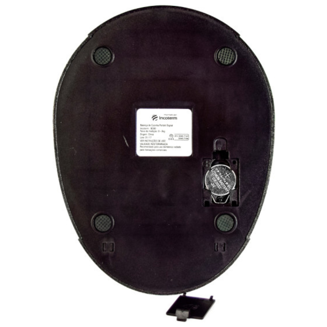 Balança de Cozinha Portatil 3 kg BC80 Incoterm