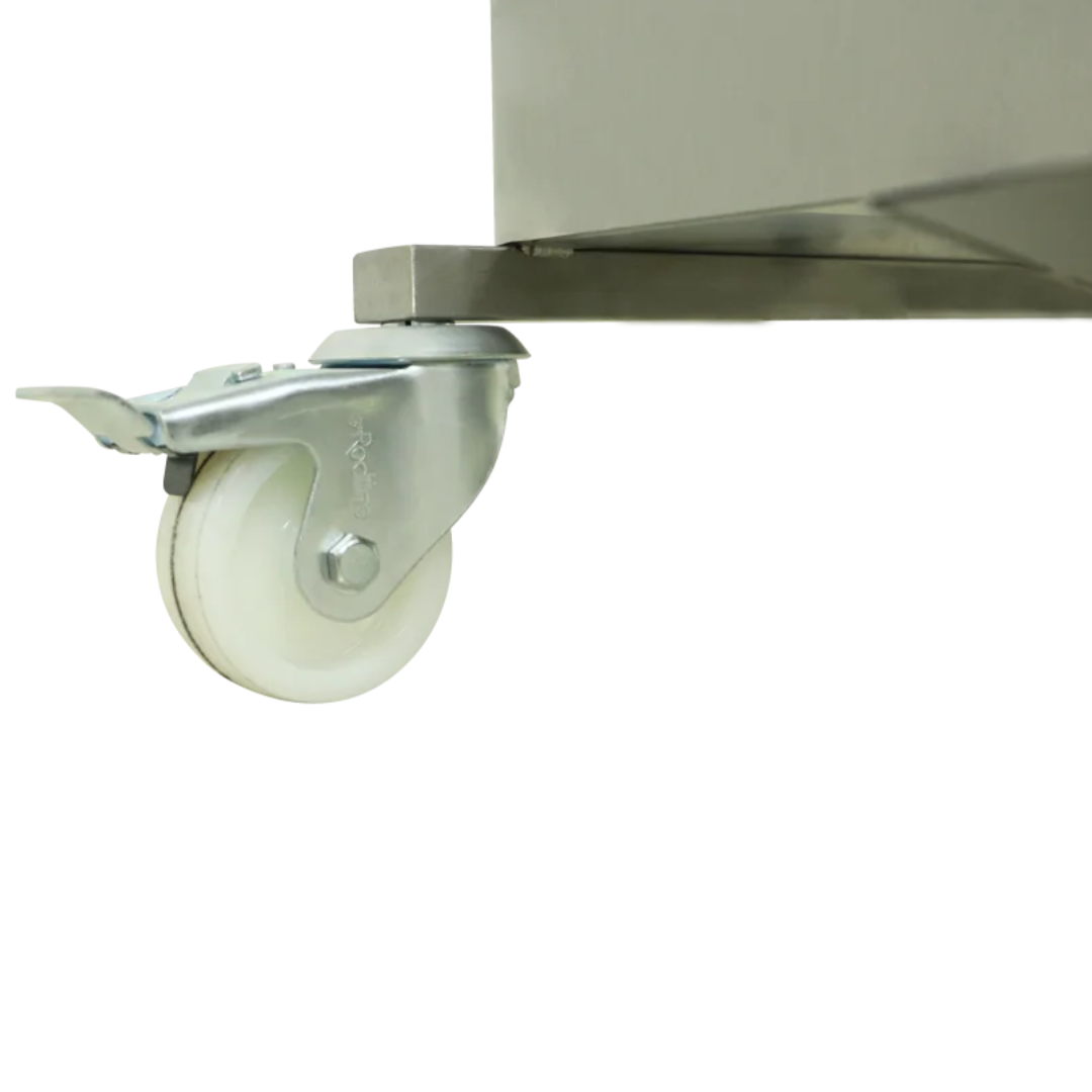 Lixeira em Aço Inox com Roda 75 Litros Imeca