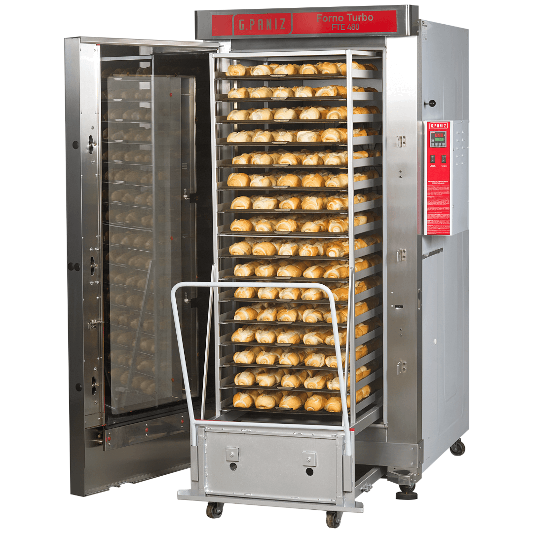 Forno Turbo 16 Esteiras Elétrico FTE 480 380v Trifásico G Paniz