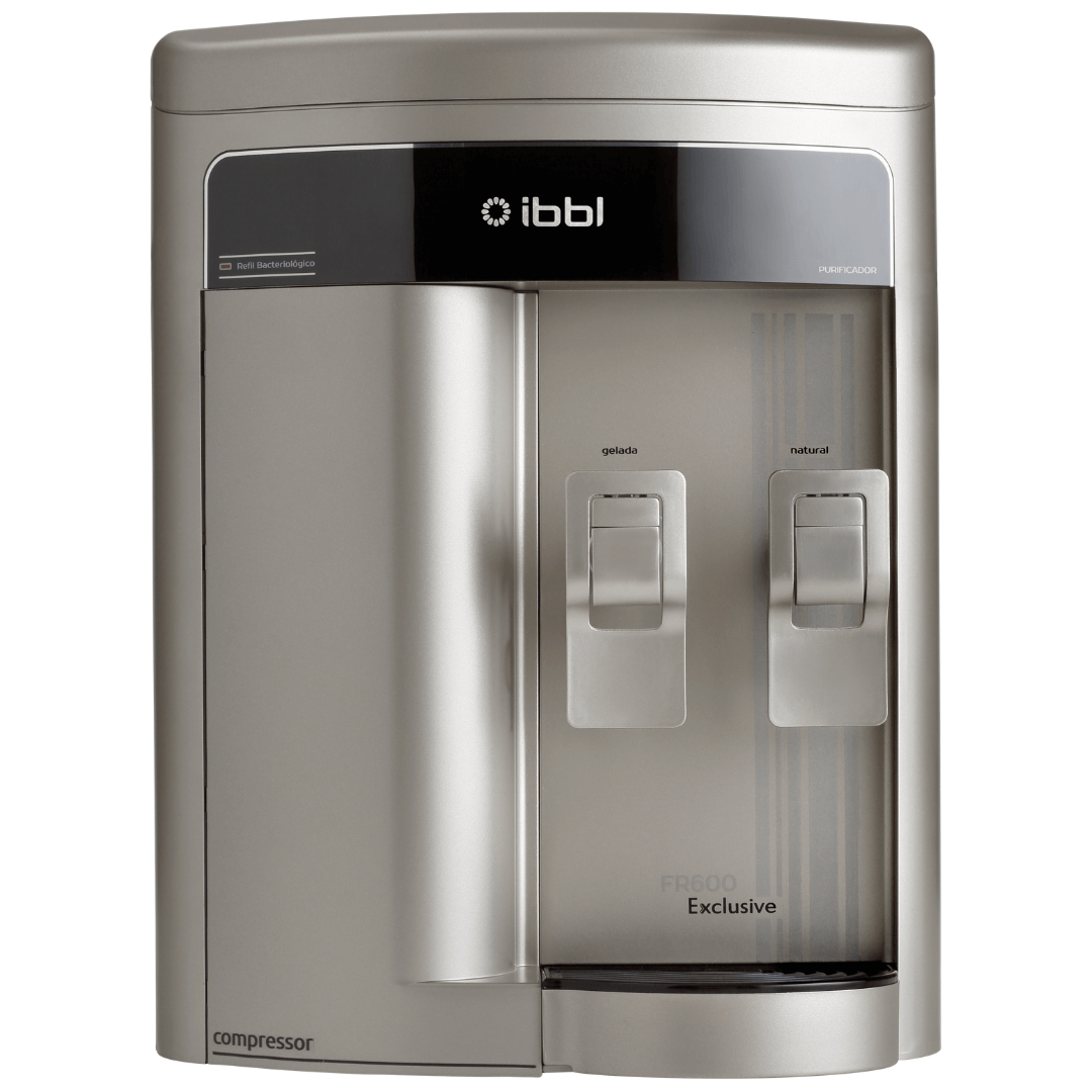 Purificador Compressor Exclusive Prata Tipo Doméstico FR-600 220v IBBL