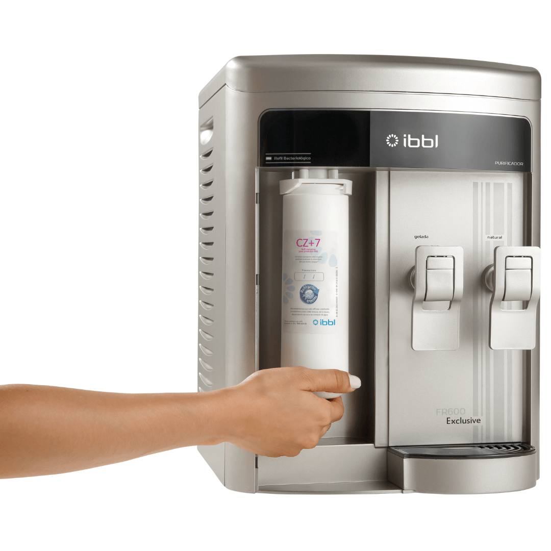 Purificador Compressor Exclusive Prata Tipo Doméstico FR-600 220v IBBL