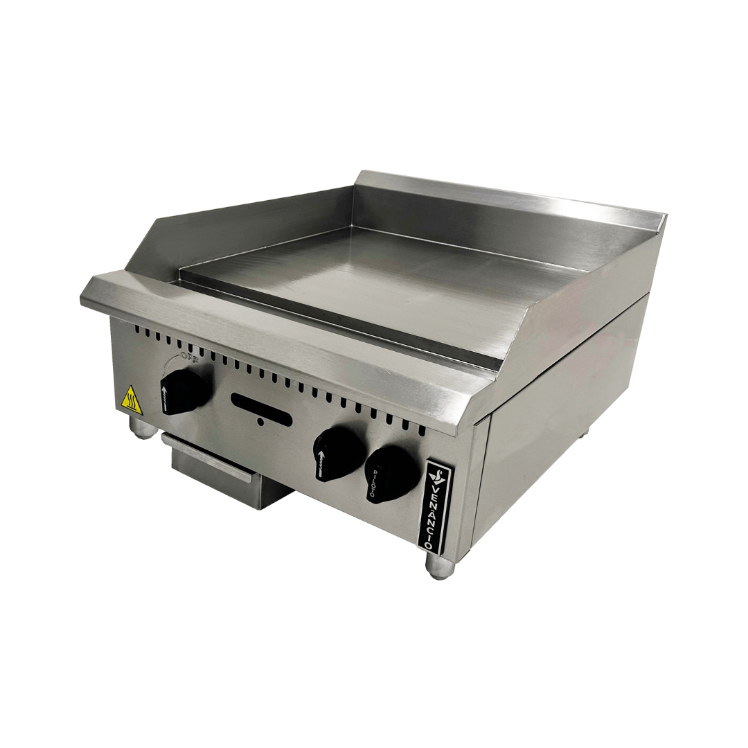 Chapa a Gás Prime 60 cm de Mesa 19mm de espessura PCM060G-ME Baixa Pressão Venâncio