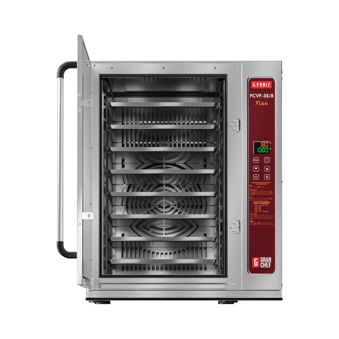 Forno Turbo de Convecção Com Vapor para Pudim GranChef - Flan FCVF 35/8 220v G Paniz
