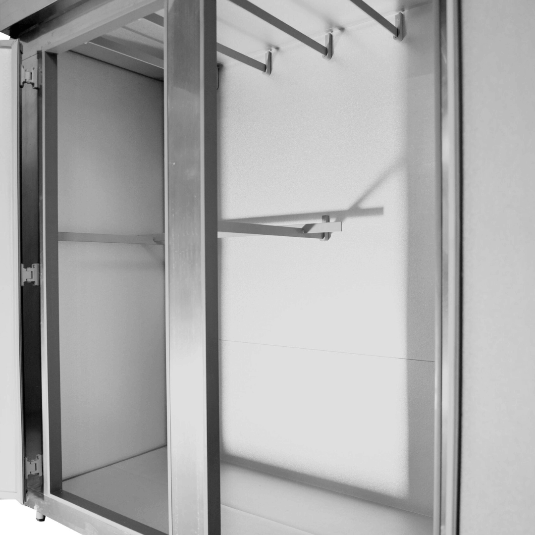 Câmara Fria Comercial em Inox 2 Portas 800 kg 220v Klima