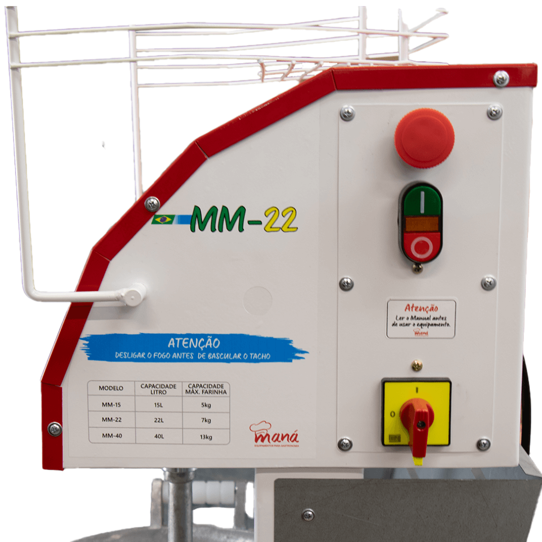Misturador Industrial Misturela Basculante 22 Litros MM 22 Bivolt Maná