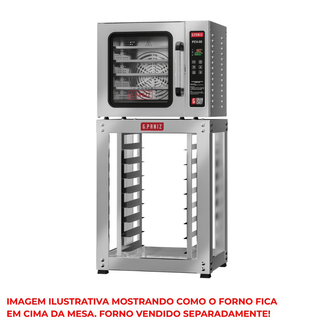 Mesa de Apoio Para Fornos de Convecção G Paniz