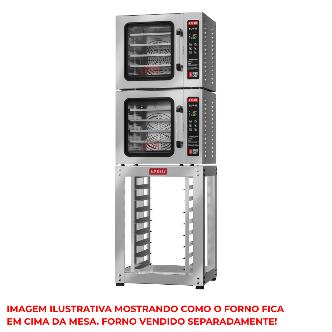 Mesa de Apoio Para Fornos de Convecção G Paniz