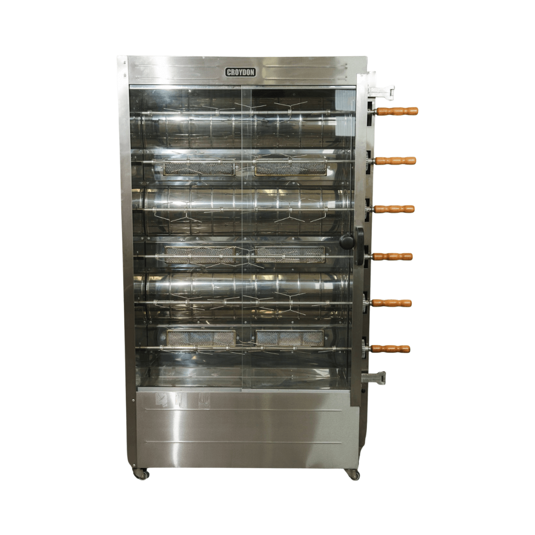Forno Assador de Frango Gás Infra-Vermelho 6 Espetos FRG6 Bivolt Croydon
