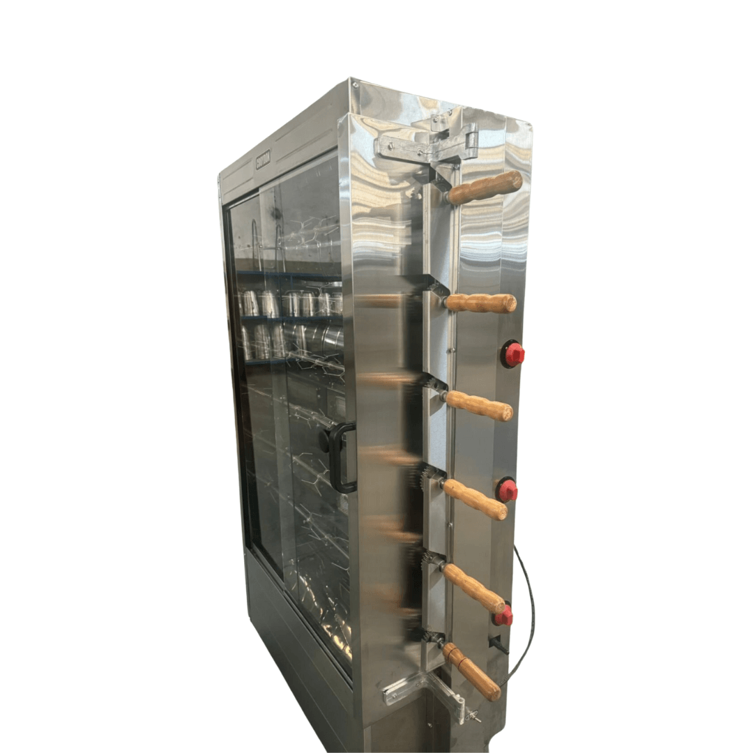 Forno Assador de Frango Gás Infra-Vermelho 6 Espetos FRG6 Bivolt Croydon