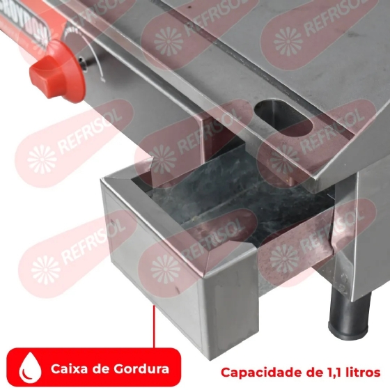 Chapa Churrasqueira à Gás 64 cm FG06 Croydon